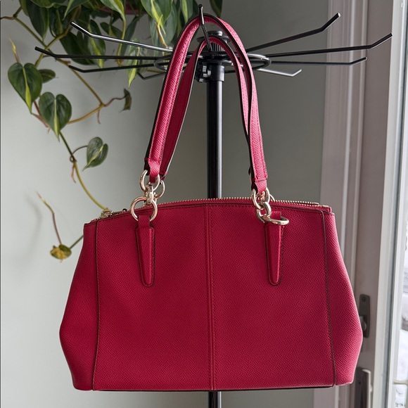 Coach Red Satchel Bag - Picture 7 of 14